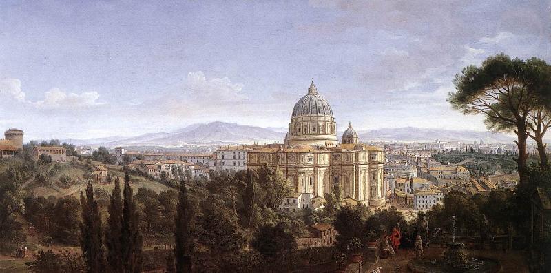 WITTEL, Caspar Andriaans van The St Peter's in Rome